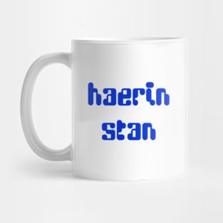 New Jeans Newjeans Haerin stan typography | Morcaworks Mug